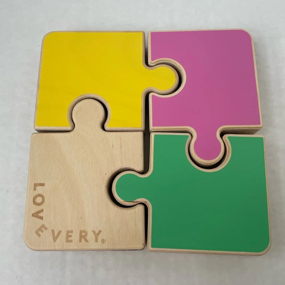 Lovevery Chunky Wooden Jigsaw Puzzle Companion Play Kit Toy Learning Educational